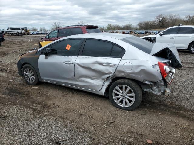 19XFB2F86CE093504 - 2012 HONDA CIVIC EX Gümüş fotoğraf 2