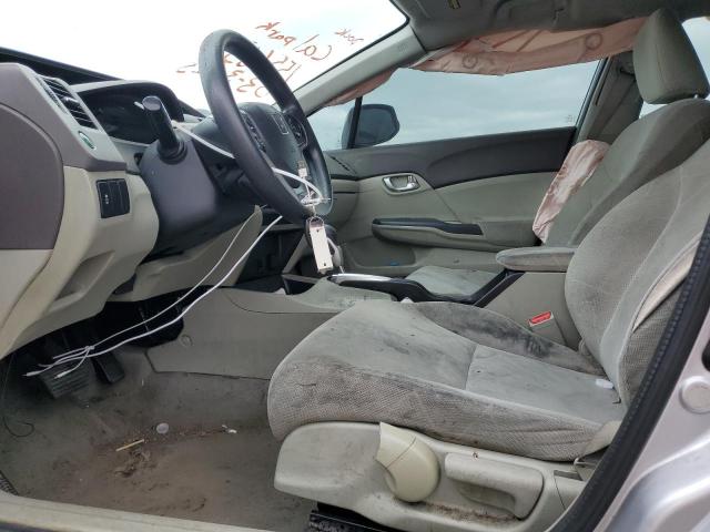 19XFB2F86CE093504 - 2012 HONDA CIVIC EX Gümüş fotoğraf 7