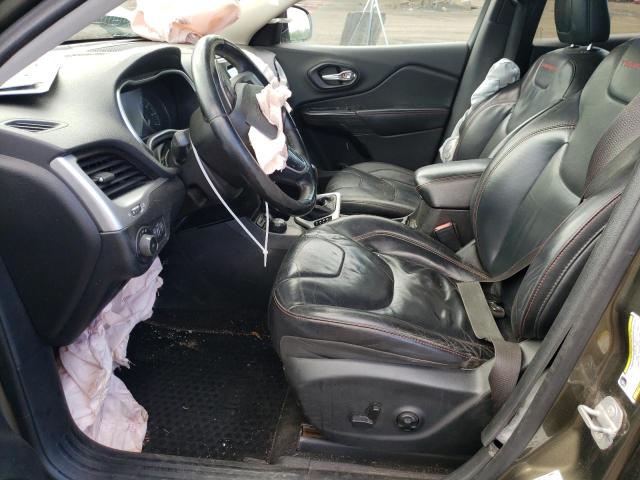 1C4PJMBS3EW218746 - 2014 JEEP CHEROKEE TRAILHAWK Yaşıl foto 7