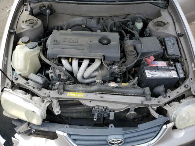 2T1BR12E81C438902 - 2001 TOYOTA COROLLA CE SILVER photo 11