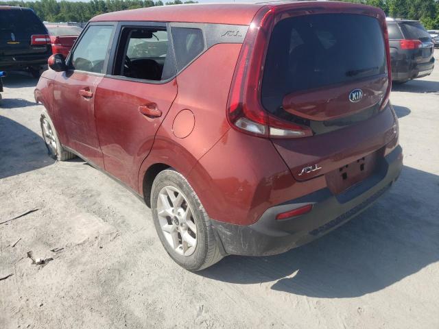 KNDJ23AUXL7122734 - 2020 KIA SOUL LX BURGUNDY photo 2