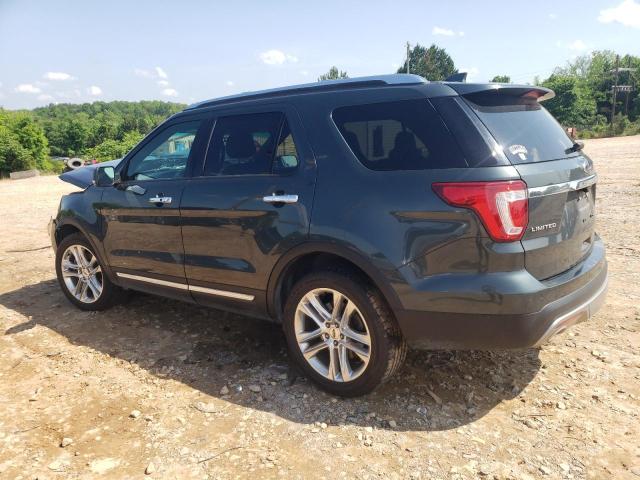 1FM5K8F89GGB70740 - 2016 FORD EXPLORER LIMITED GRAY photo 2