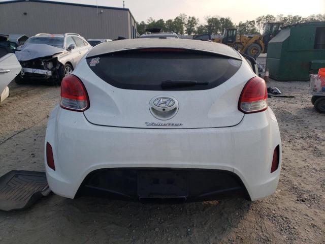 KMHTC6AD7EU185264 - 2014 HYUNDAI VELOSTER WHITE photo 6