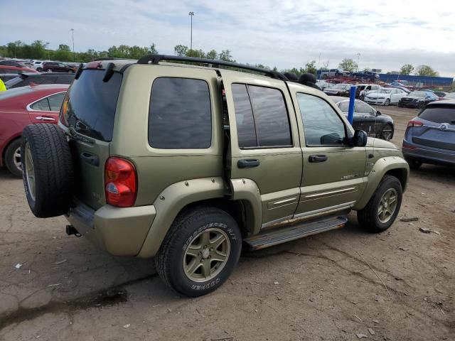 1J4GL38K12W292751 - 2002 JEEP LIBERTY RENEGADE GREEN photo 3