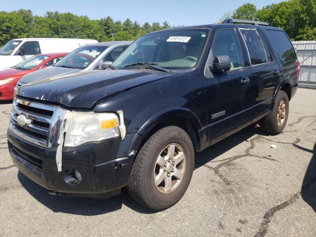 1FMFU16518LA05768 - 2008 FORD EXPEDITION XLT BLACK photo 1