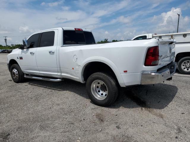 3C63DRJLXCG327835 - 2012 DODGE RAM 3500 LARAMIE WHITE photo 2