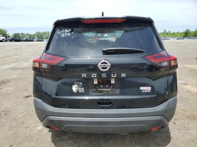 5N1AT3AB7MC847109 - 2021 NISSAN ROGUE S BLACK photo 6