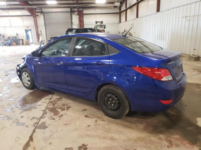 KMHCT4AE8DU485083 - 2013 HYUNDAI ACCENT GLS BLUE photo 2