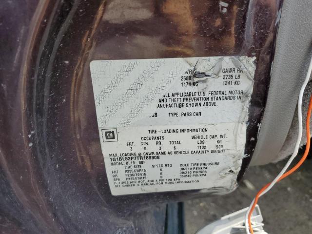 1G1BL52P7TR189908 - 1996 CHEVROLET CAPRICE CLASSIC SS BROWN photo 13