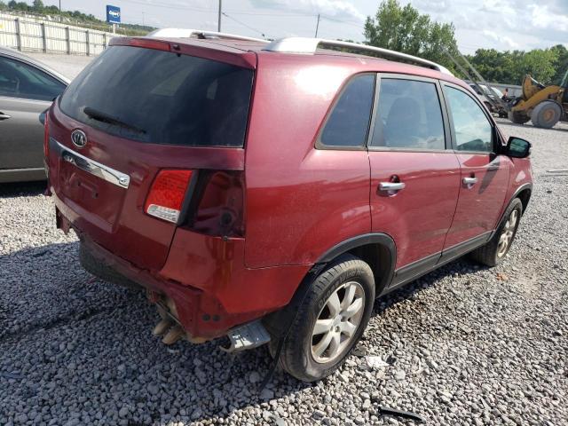 5XYKT3A14BG056058 - 2011 KIA SORENTO BASE BURGUNDY photo 3