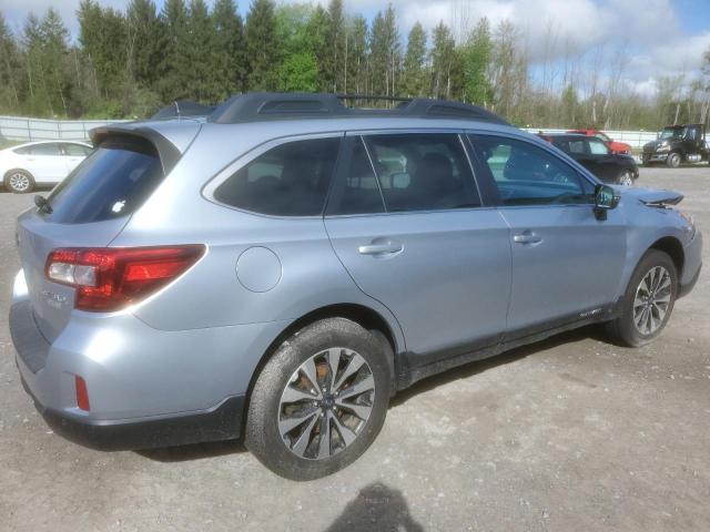 4S4BSANC1H3262031 - 2017 SUBARU OUTBACK 2.5I LIMITED SILVER photo 3