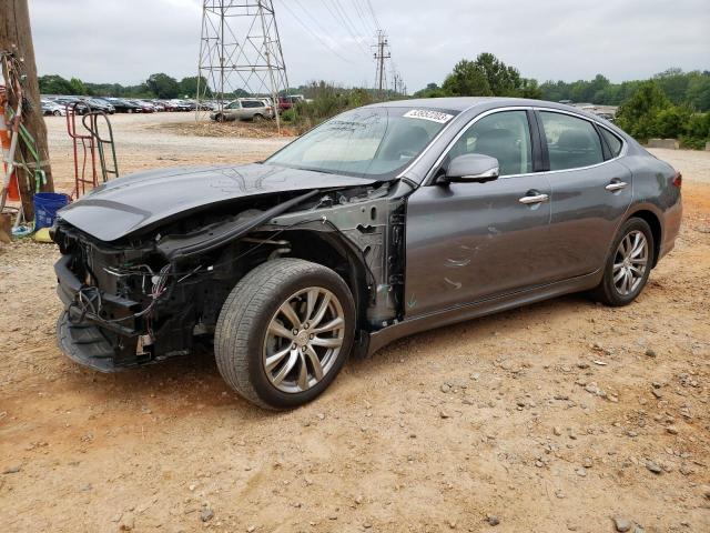 JN1BY1AP4KM505220 - 2019 INFINITI Q70 3.7 LUXE GRAY photo 1