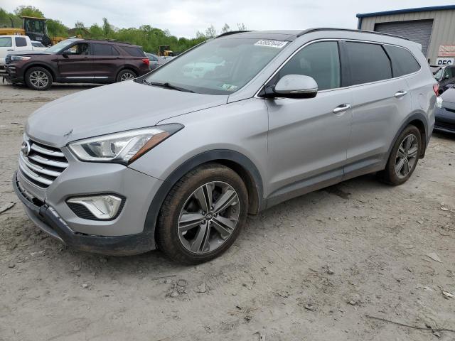 KM8SRDHF1EU081682 - 2014 HYUNDAI SANTA FE GLS SILVER photo 1