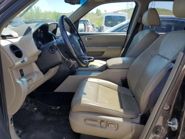 5FNYF4H57EB028332 - 2014 HONDA PILOT EXL GRAY photo 7