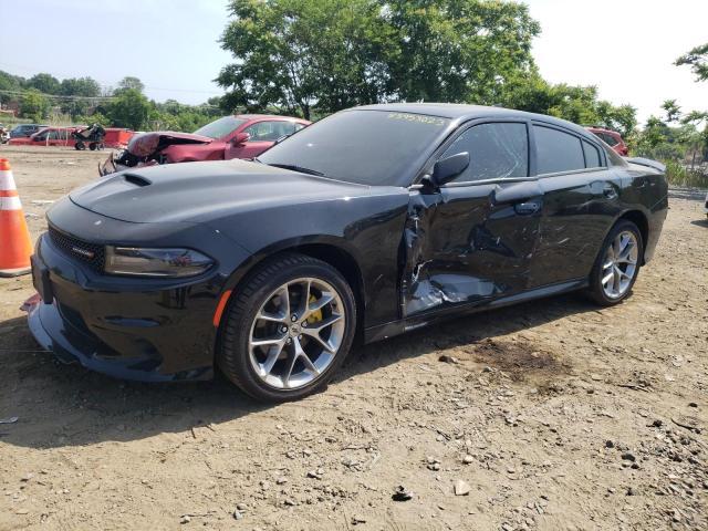 2C3CDXHG5MH605925 - 2021 DODGE CHARGER GT BLACK photo 1