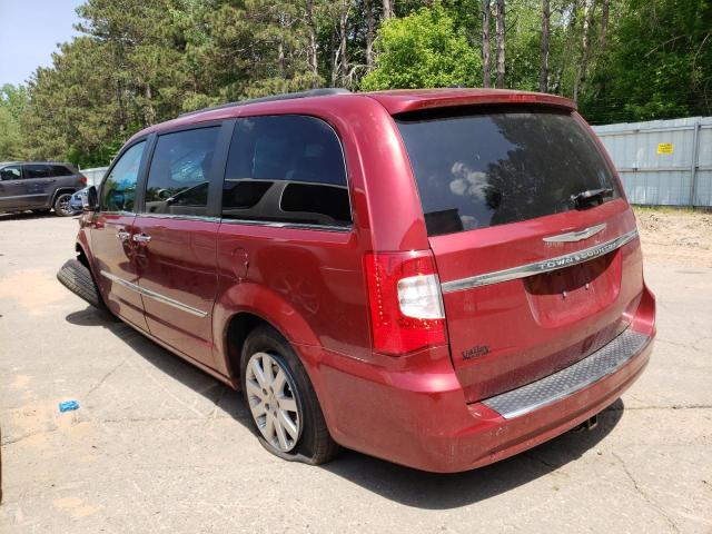 2A4RR8DG8BR713203 - 2011 CHRYSLER TOWN & COU TOURING L BURGUNDY photo 2