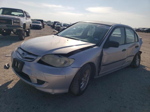 1HGES16374L004561 - 2004 HONDA CIVIC DX VP Silber Foto 1