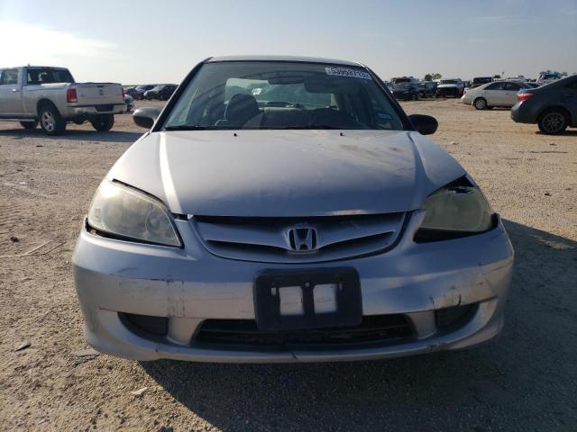 1HGES16374L004561 - 2004 HONDA CIVIC DX VP SILVER photo 5