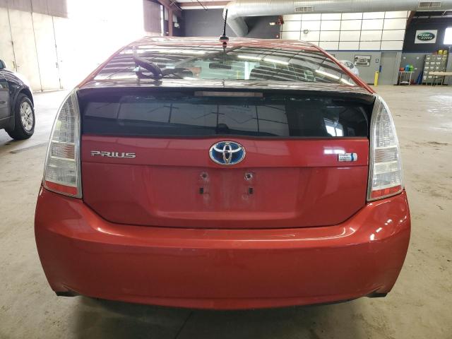 JTDKN3DU2B1418596 - 2011 TOYOTA PRIUS RED photo 6