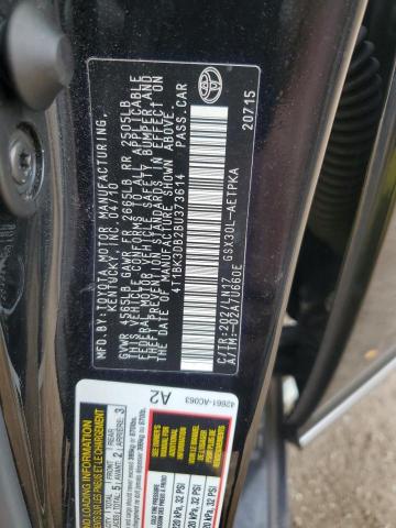 4T1BK3DB2BU373614 - 2011 TOYOTA AVALON BASE 黑色 照片 12