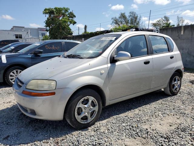 KL1TD66636B671411 - 2006 CHEVROLET AVEO BASE Gümüş foto 1