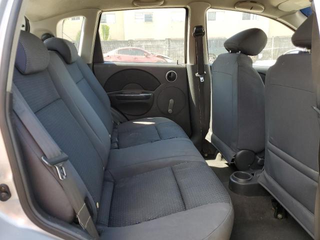 KL1TD66636B671411 - 2006 CHEVROLET AVEO BASE Gümüş foto 10