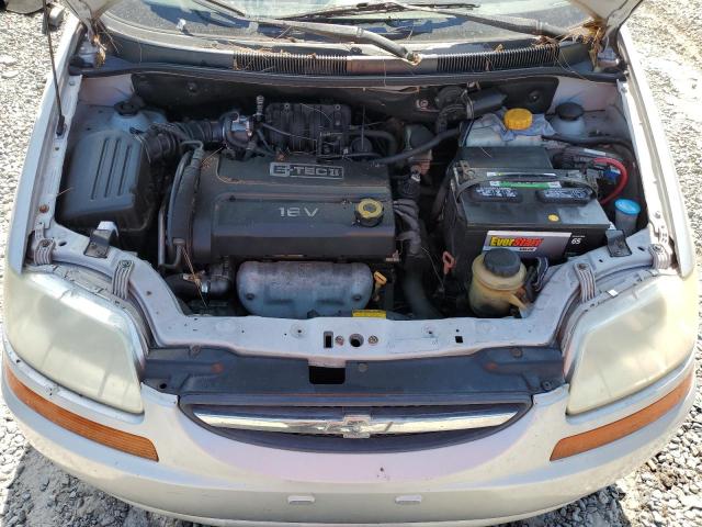 KL1TD66636B671411 - 2006 CHEVROLET AVEO BASE Gümüş foto 11