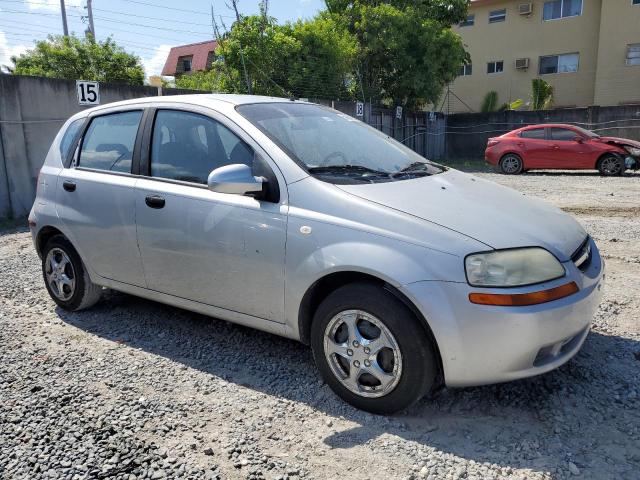 KL1TD66636B671411 - 2006 CHEVROLET AVEO BASE Gümüş foto 4