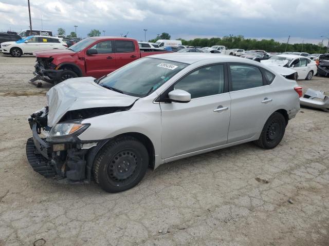 3N1AB7AP0HY222321 - 2017 NISSAN SENTRA S SILVER photo 1