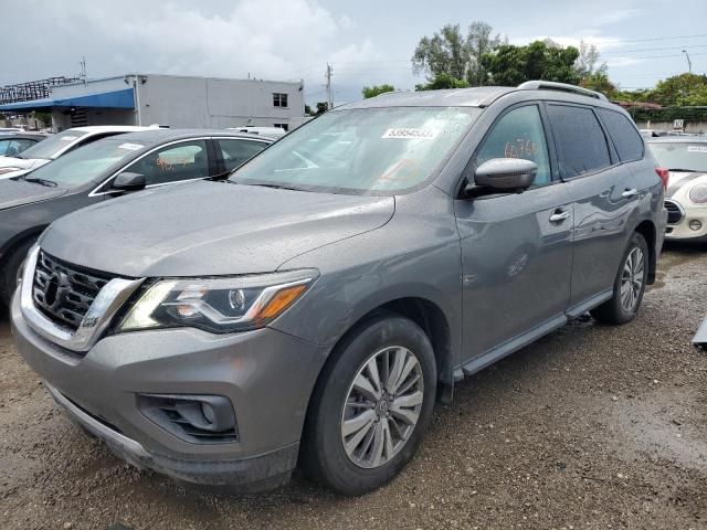 5N1DR2MN7KC608944 - 2019 NISSAN PATHFINDER S GRAY photo 1