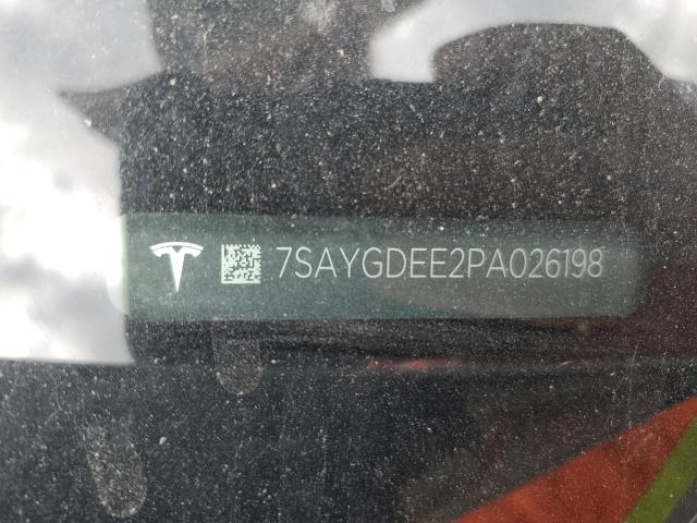 7SAYGDEE2PA026198 - 2023 TESLA MODEL Y WHITE photo 12