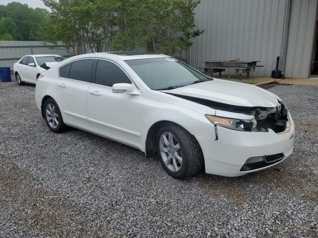 19UUA8F59DA015260 - 2013 ACURA TL TECH WHITE photo 4