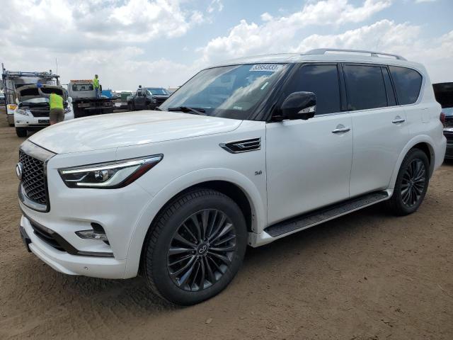 JN8AZ2NE2L9250094 - 2020 INFINITI QX80 LUXE WHITE photo 1