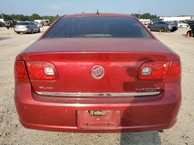 1G4HD57258U208189 - 2008 BUICK LUCERNE CXL RED photo 6