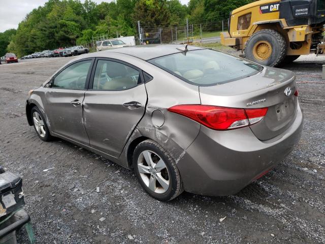 5NPDH4AE3BH012774 - 2011 HYUNDAI ELANTRA GLS TAN photo 2