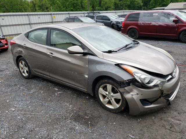 5NPDH4AE3BH012774 - 2011 HYUNDAI ELANTRA GLS TAN photo 4