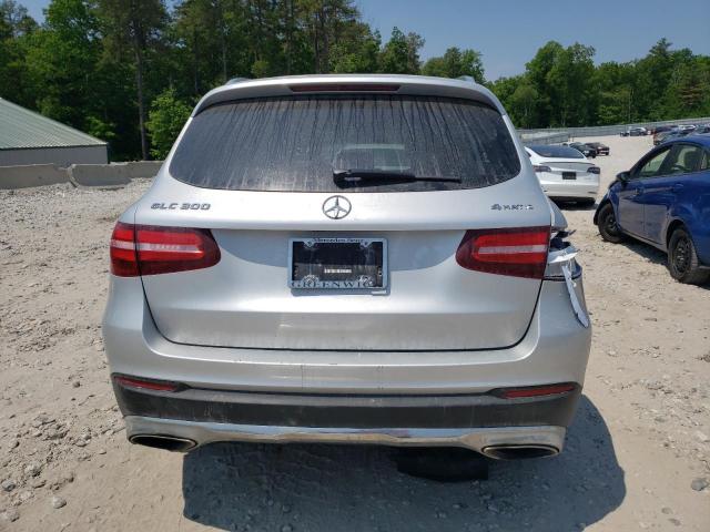 WDC0G4KB1JV101578 - 2018 MERCEDES-BENZ GLC 300 4MATIC SILVER photo 6