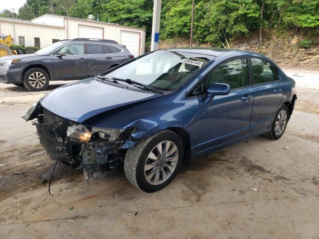 19XFA1F83BE023826 - 2011 HONDA CIVIC EX BLUE photo 1