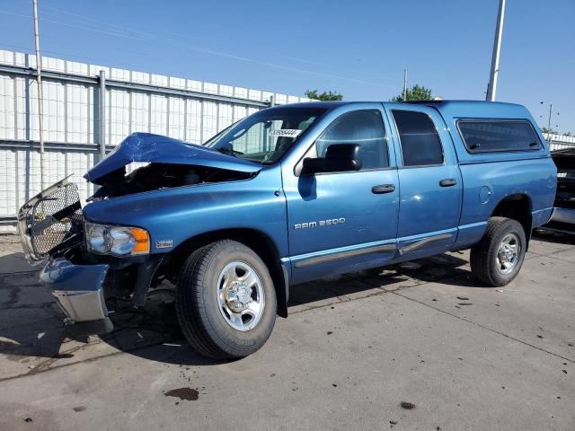 3D7KU28DX3G769420 - 2003 DODGE RAM 2500 ST BLUE photo 1