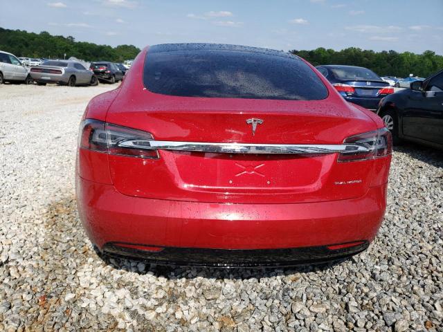 5YJSA1E29LF411117 - 2020 TESLA MODEL S Կարմիր լուսանկար 6