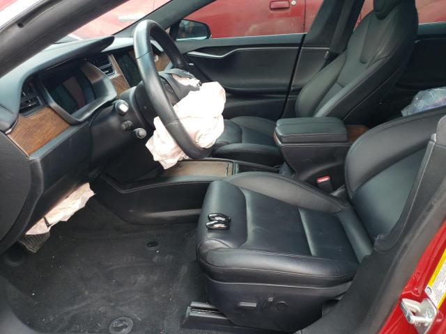 5YJSA1E29LF411117 - 2020 TESLA MODEL S Կարմիր լուսանկար 7