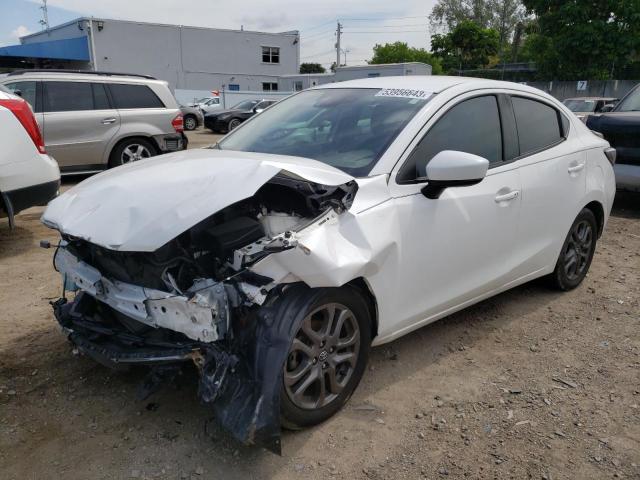 3MYDLBYV5KY503795 - 2019 TOYOTA YARIS L WHITE photo 1