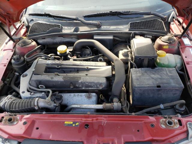 YS3EF48E7X3025958 - 1999 SAAB 9-5 SE RED photo 11