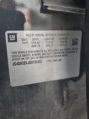 2G4GK5EX3G9135433 - 2016 BUICK REGAL 黑色 照片 12