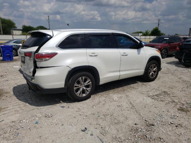 5TDKKRFH1FS038959 - 2015 TOYOTA HIGHLANDER XLE Սպիտակ լուսանկար 3