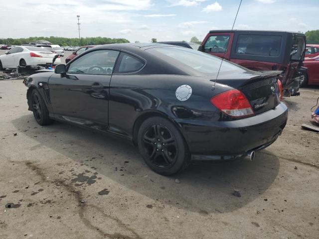 KMHHN65F96U206032 - 2006 HYUNDAI TIBURON GT BLACK photo 2