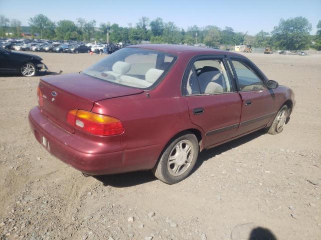 1Y1SK5280YZ429824 - 2000 CHEVROLET GEO PRIZM BASE RED photo 3