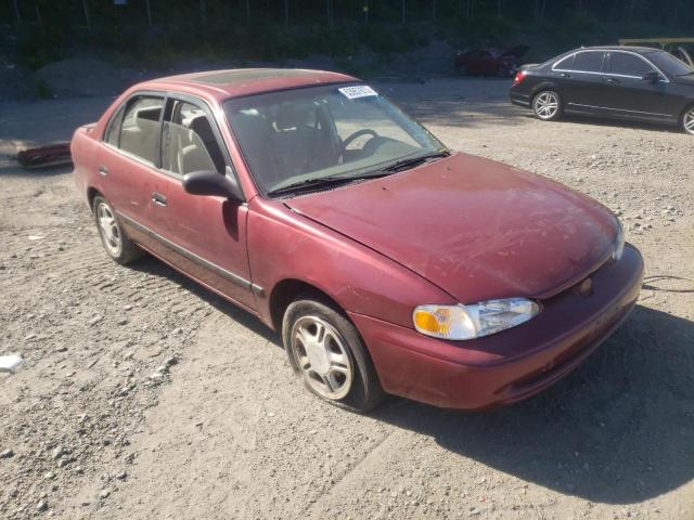 1Y1SK5280YZ429824 - 2000 CHEVROLET GEO PRIZM BASE RED photo 4