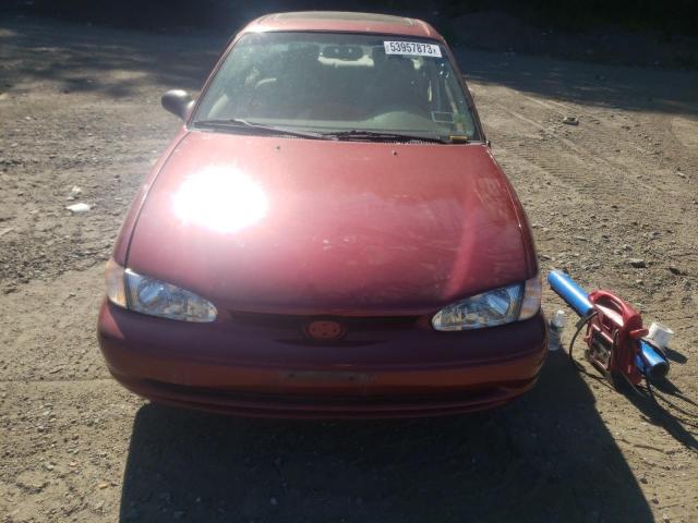 1Y1SK5280YZ429824 - 2000 CHEVROLET GEO PRIZM BASE RED photo 5