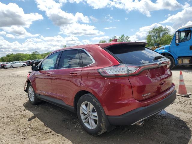 2FMPK3J88JBC10503 - 2018 FORD EDGE SEL BURGUNDY photo 2